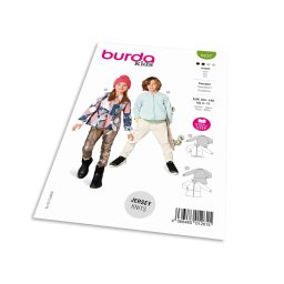 Střih Burda 9237 - Mikina pro dívky a chlapce