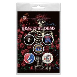 placky GRATEFUL DEAD - SKELETON & ROSE - RAZAMATAZ - BB107