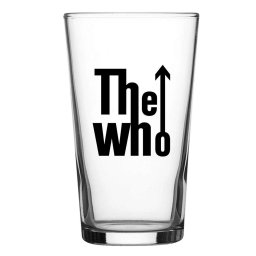 sklenice THE WHO - CLASSIC LOGO - RAZAMATAZ - BG006