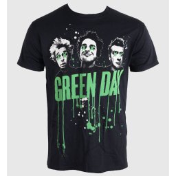 tričko pánské Green Day - Drips - Black - ROCK OFF - GDTS02