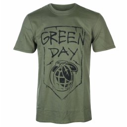tričko pánské Green Day - Organic Grenade - ROCK OFF - GDTS31MMG