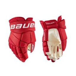 Hokejové rukavice Bauer Team Vapor Pro INT (1058658) červená 13 palců = výška postavy 165-175cm