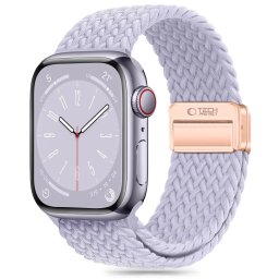 Pletený řemínek Tech-Protect NYLONMAG Apple Watch 4/5/6/7/8/SE a Ultra 1/2 44/45/49mm - mdrofialový