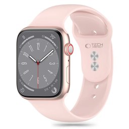 Silikonový řemínek Tech-Protect SILICONE Apple Watch 4/5/6/7/8/SE a Ultra 1/2 44/45/49mm - light pink