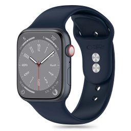 Silikonový řemínek Tech-Protect SILICONE Apple Watch 4/5/6/7/8/SE a Ultra 1/2 44/45/49mm - midnight blue