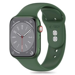 Silikonový řemínek Tech-Protect SILICONE Apple Watch 4/5/6/7/8/SE a Ultra 1/2 44/45/49mm - olive