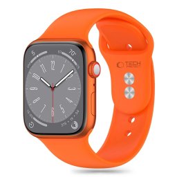 Silikonový řemínek Tech-Protect SILICONE Apple Watch 1/2/3/4/5/6/7/8/9/SE 38/40/41mm - bright orange