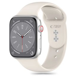 Silikonový řemínek Tech-Protect SILICONE Apple Watch 1/2/3/4/5/6/7/8/9/SE 38/40/41mm - starlight