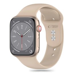 Silikonový řemínek Tech-Protect SILICONE Apple Watch 1/2/3/4/5/6/7/8/9/SE 38/40/41mm - walnut