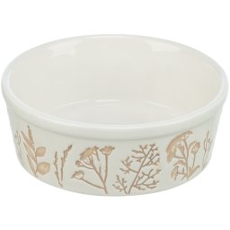 Keramická miska s přírodním motivem šedo-bílá 12 cm, 0,3 l