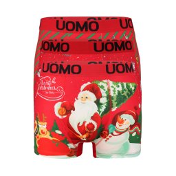 Christmas vánoční spodní prádlo pánské - 3 ks vícebarevná L