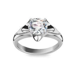 Diamantový prsten z bílého zlata 1.000 ct Always white CSBR55A