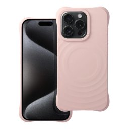Pouzdro Zephyr Mag Cover iPhone 15 Pro - Růžový