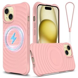 Pouzdro Zephyr Mag Cover iPhone 15 Plus - Růžový
