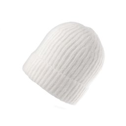 Zimní čepice unisex, barva 1 krémová nejsvět.