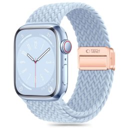 Pletený řemínek Tech-Protect NYLONMAG Apple Watch 1/2/3/4/5/6/7/8/9/SE 38/40/41mm - baby blue