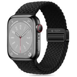 Pletený řemínek Tech-Protect NYLONMAG Apple Watch 1/2/3/4/5/6/7/8/9/SE 38/40/41mm - black