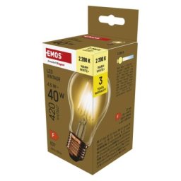 EMOS LED žárovka Vintage A60 / E27 / 4,5 W (40 W) / 420 lm /