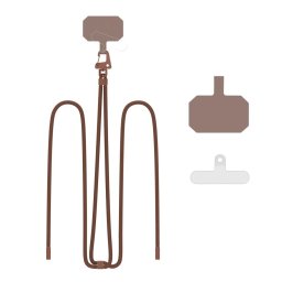 Tech-Protect C5S ROPE CROSSBODY Šňůrka / popruh na telefon - Hnědá