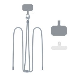 Tech-Protect C5S ROPE CROSSBODY Šňůrka / popruh na telefon - Šedá