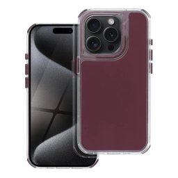 Pouzdro CASE Matrix na Apple iPhone 15 Pro Max - Burgundské