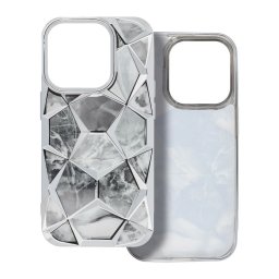 Pouzdro CASE Twinki iPhone 15 Pro - Stříbrná