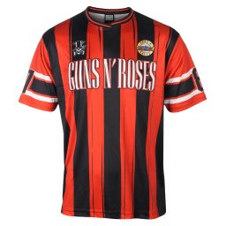 dres fotbalový Guns N' Roses - Appetite for Destruction - Red/Black - AMPLIFIED - ZAV868N28