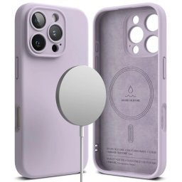 Pouzdro Ringke Silicone Magnetic MagSafe iPhone 16 Pro Max - Light Purple