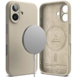 Pouzdro Ringke Silicone Magnetic MagSafe iPhone 16 - Stone