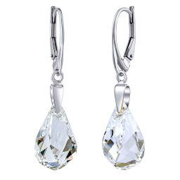 Stříbrné náušnice se Swarovski® Crystals Helix