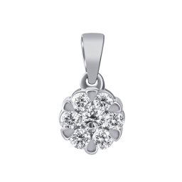 Silvego Diamantový přívěsek (0,14 ct) Silpha z bílého zlata - DNN3909PGWD