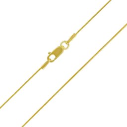 Dámský zlatý řetízek hádek 0,8 mm varianta 40 cm