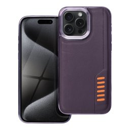 Pouzdro CASE Milano iPhone 15 Pro - Fialová