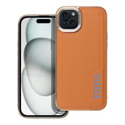 Pouzdro CASE Milano iPhone 15 - Hnědá