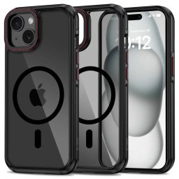 Pouzdro Tech-Protect MagHybrid MagSafe iPhone 15 Black/Red