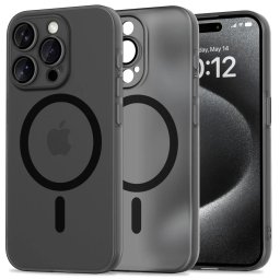 Pouzdro Tech-Protect MagSlim MagSafe iPhone 15 Pro - Matte/Black