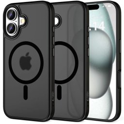 Pouzdro Tech-Protect Magmat MagSafe iPhone 16 - Matte Black