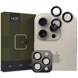 HOFI CamRing Pro+ Ochranná skla na objektivy iPhone 16 Pro Max / 16 Pro - Černá