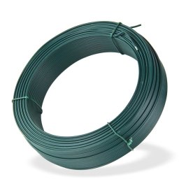 DEMA Vázací drát poplastovaný 2,0 mm, délka 100 m, zelený 31305D