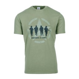 Triko BROTHERS IN ARMS krátký rukáv ZELENÉ vel. L