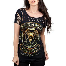 tričko dámské WORNSTAR - Rock N Roll Forever - WSTL-CT-RNR4VR