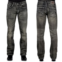 kalhoty pánské (jeans) WORNSTAR - Trailblazer - Vintage Black - WSP-TBKV