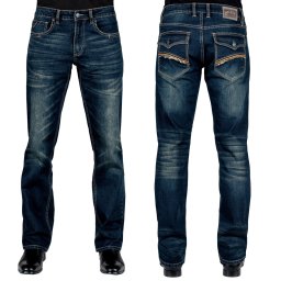 kalhoty pánské (jeans) WORNSTAR - Trailblazer - Midnight Blue - WSP-TBMB