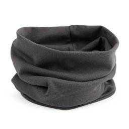 Bavlněná čepice / nákrčník unisex, barva 52 šedá neutrální nákrčník