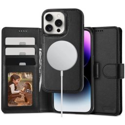 Pouzdro Tech-Protect Wallet MagSafe iPhone 16 Pro Max černé