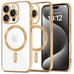 Pouzdro Tech-Protect MagFlex MagSafe iPhone 16 Pro - Shiny Gold