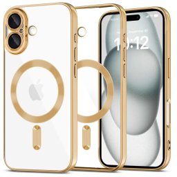 Pouzdro Tech-Protect MagFlex MagSafe iPhone 16 - Shiny Gold