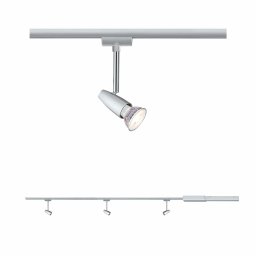 PAULMANN URail set Smart Home Zigbee 3.0 lištový spot Barelli GU10 max. 3x10W stmívatelné 230V matný chrom/chrom Smart Home Zigbee