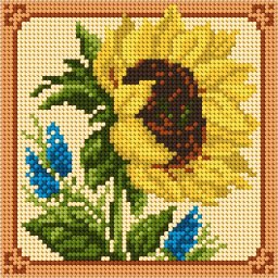 Sestava pro vyšívání křížkovým stehem Malwina 15x15cm - č. 1014