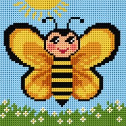 Sestava pro vyšívání křížkovým stehem Malwina 15x15cm - č. 1022